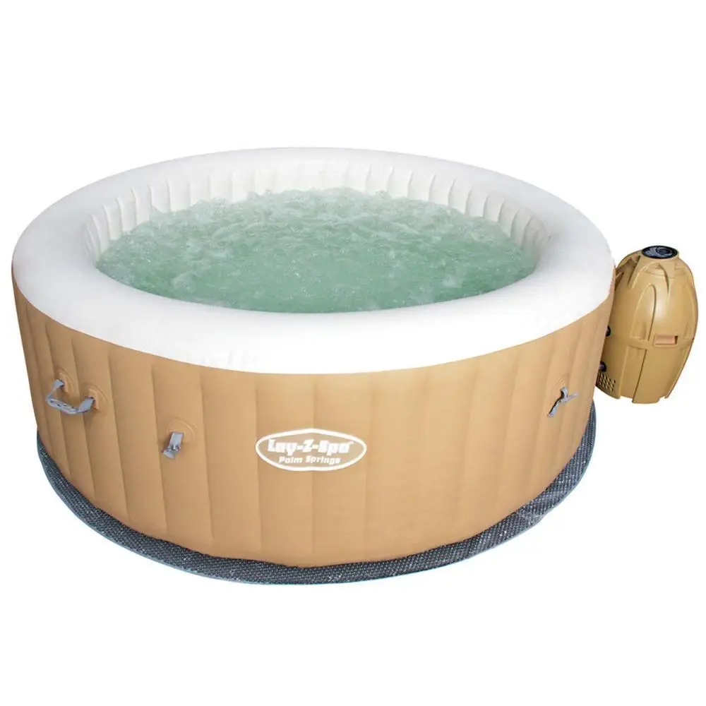 Bestway 54129 Palm Springs Hydro Jet Outdoor Mini Jazzy Swimming Pool Spa Adult Jacuzzi Inflatable Bathtub