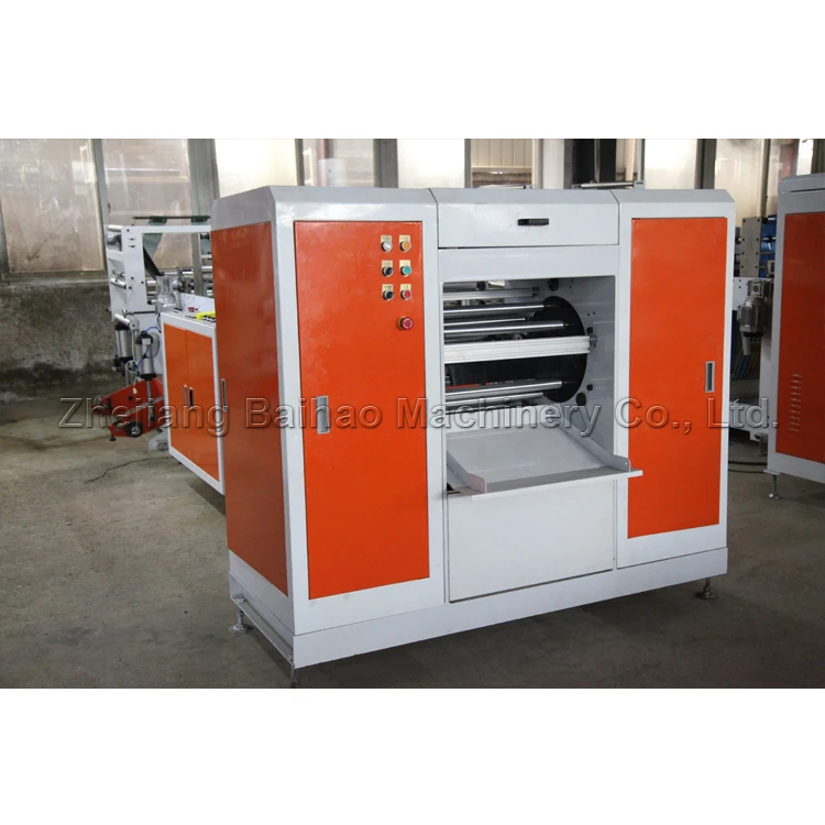 Baihao Double Lines Star Sealed Trash Bag on Roll Making Machine