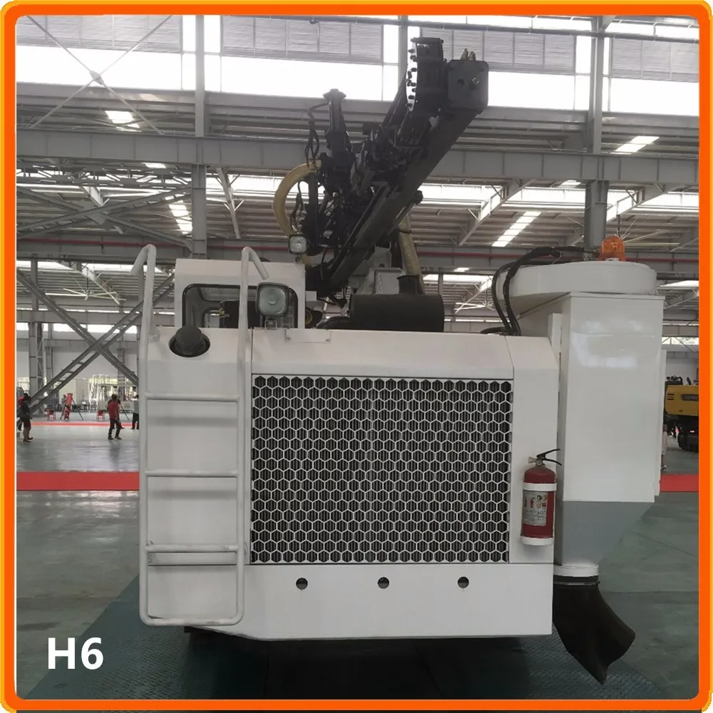 
Cabin H6 pneumatic & hydraulic mechanical integrated type portable tophammer surface drill rig for mining 