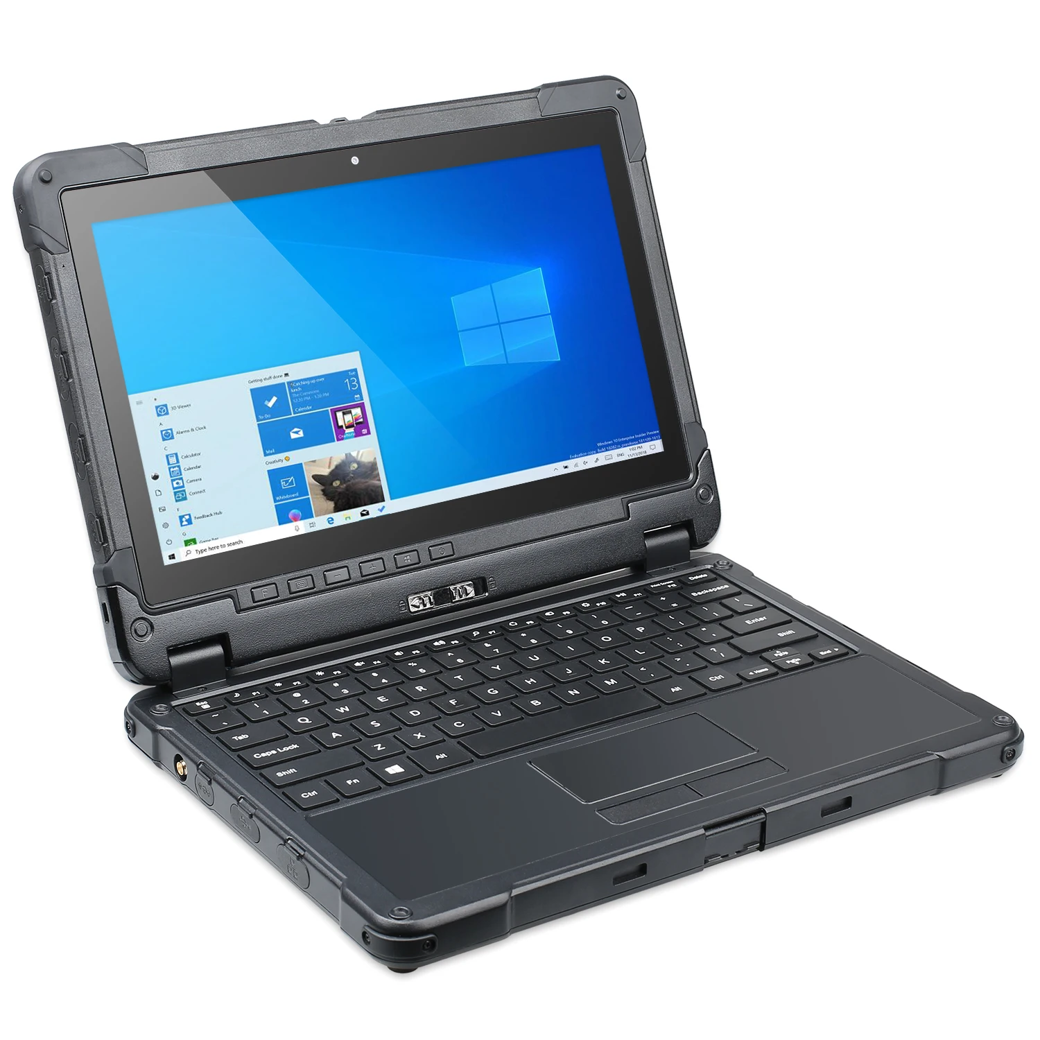 fully rugged 2-in-1 versatile laptop with barcode scanner