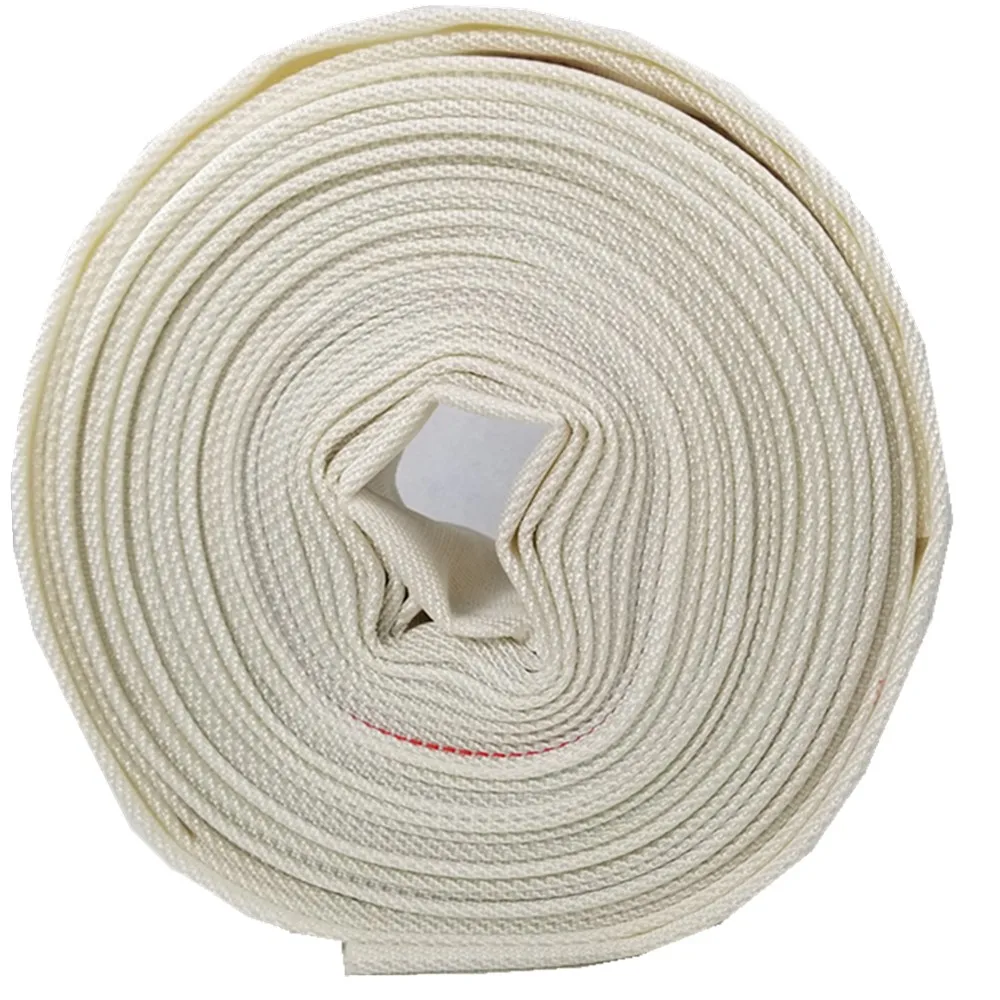 2.5 Inch Fire Hoses 8 Bar White Flexible PVC Double-jacket Fire Hose