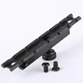 Tactical 132mm See Through Carry Handle Picatinny Weaver 20mm Rail Scope Mount Base Fit Rifle Hunting