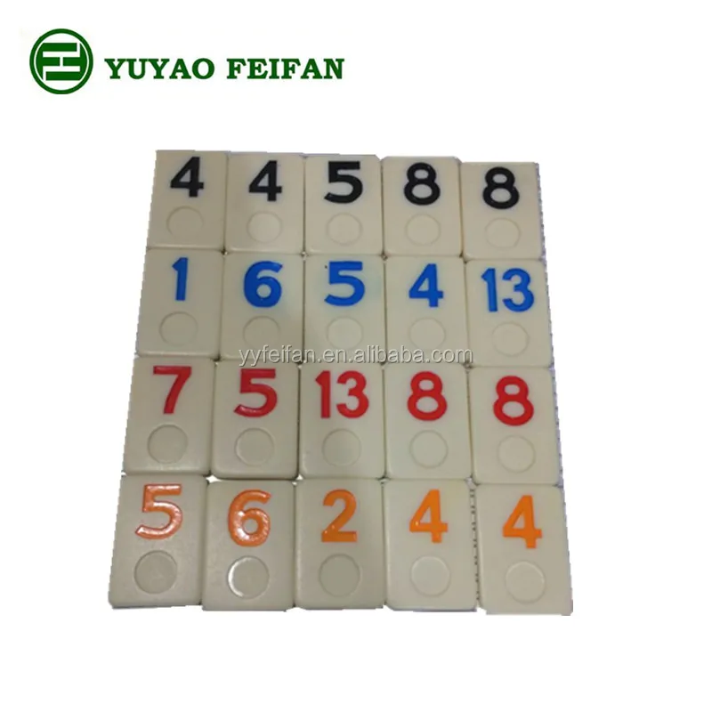 Цифровой набор rummy пластиковая настольная игра