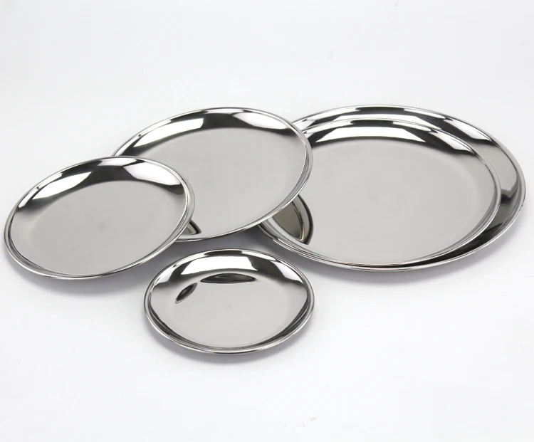 Korean stainless steel 201/304 polished/sanding barbecue/baking plate/dish