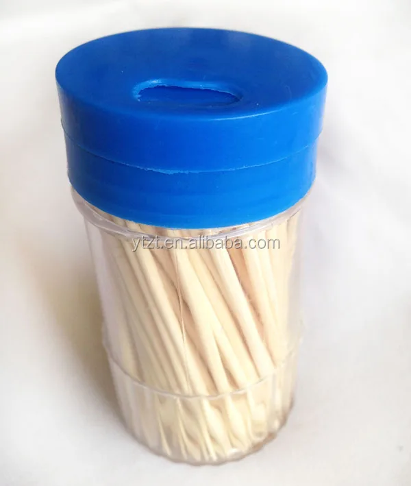Wholesale best selling 2015new pvc box packed paper wrapped bamboo toothpick Various types
