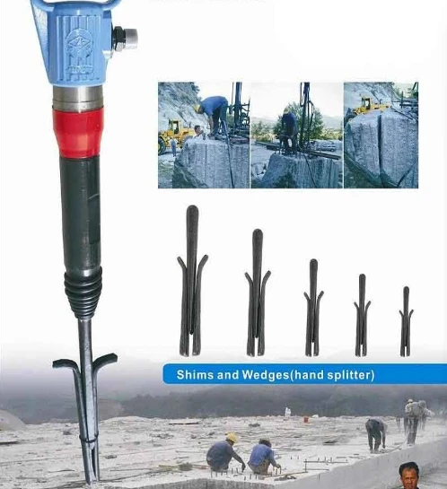 G10 mini rock splitter pneumatic break hammer for stone splitting