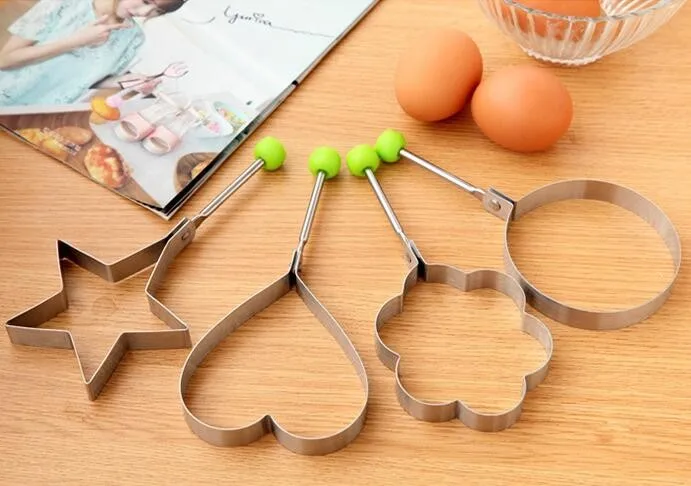 
Stainless Steel Pancake Mold Ring Cooking Fried Egg Shaper Kitchen Tool 