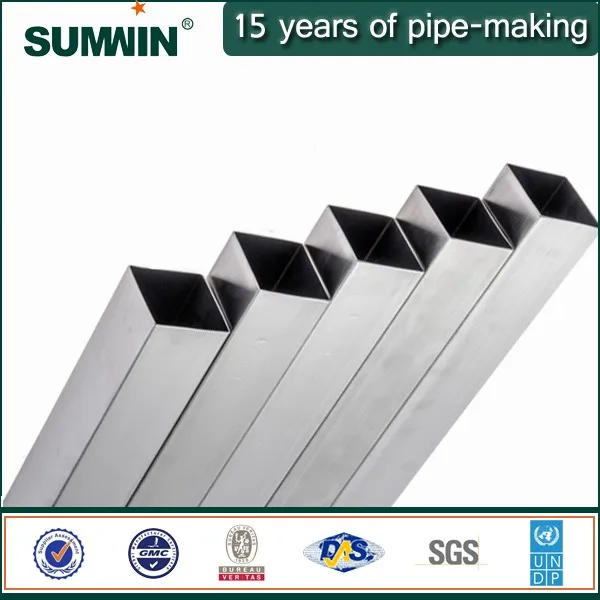 
foshan 9.5mm 12.7mm 304 stainless steel pipe for stainless steel bus stop bench 