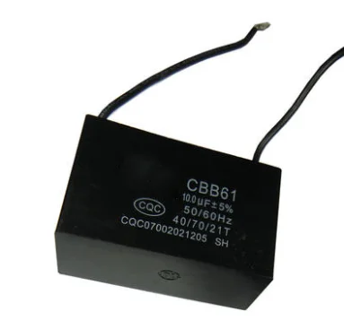 ODOELEC cbb61 20uf 450v 2 wires ac sh ceiling fan capacitor