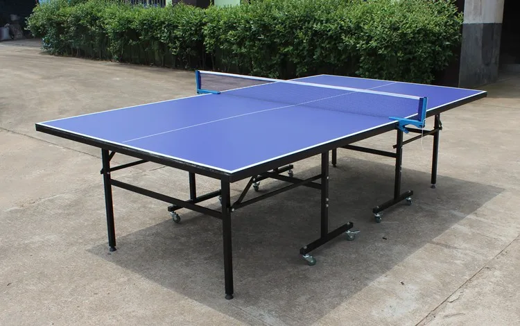 Big discounts 1-3%OFF!Factory hot sale cheap indoor single foldable table pingpong table tennis tables with wheel china