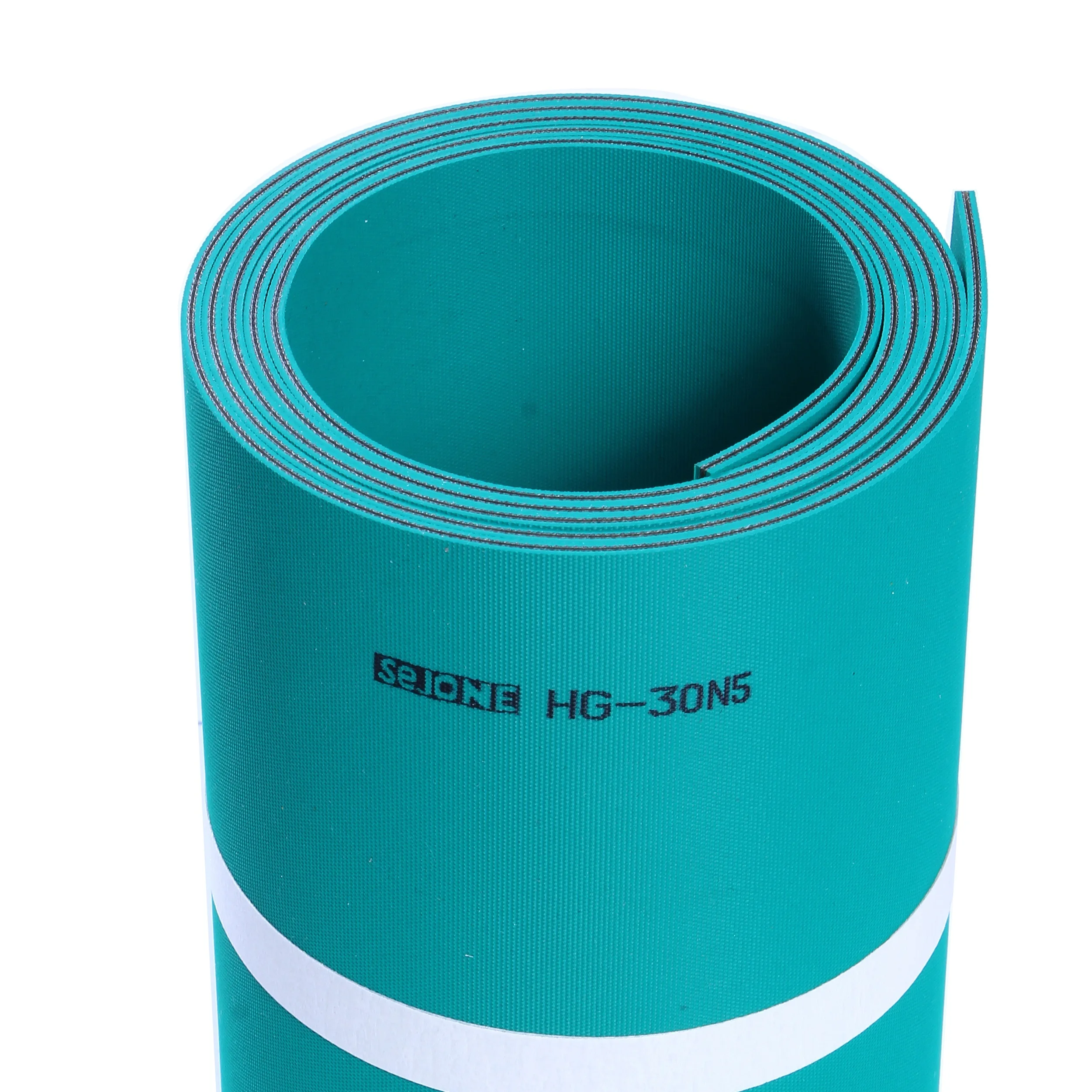 3.0mm thickness blue or green color folder gluer belt with low noisy