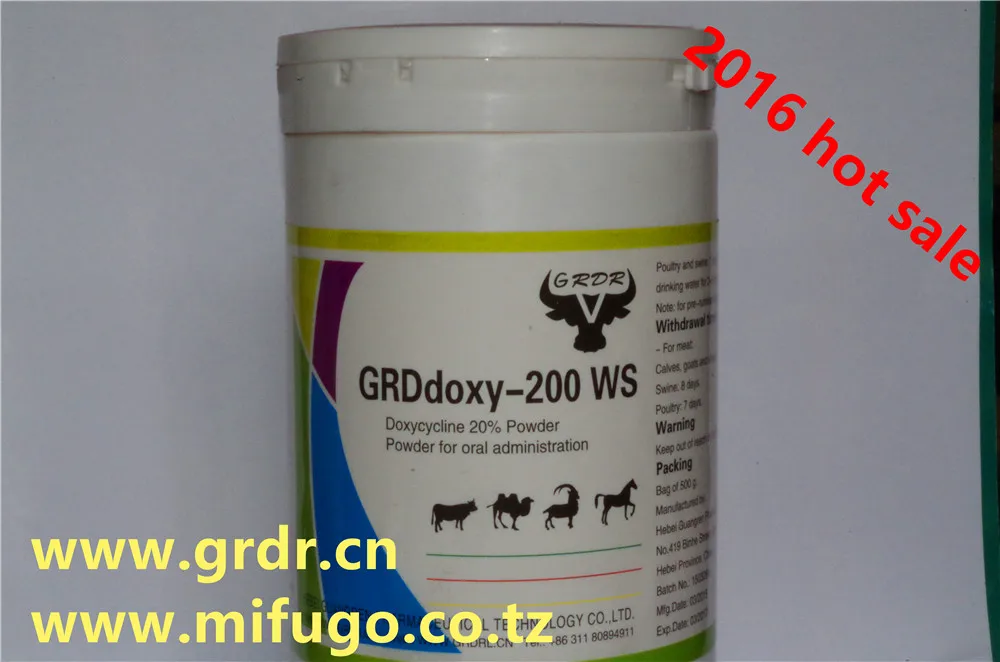 
GMP Factory Supply Doxycycline Hyclate powder Raw Material 99% Animal Pharmaceuticals Doxycycline 