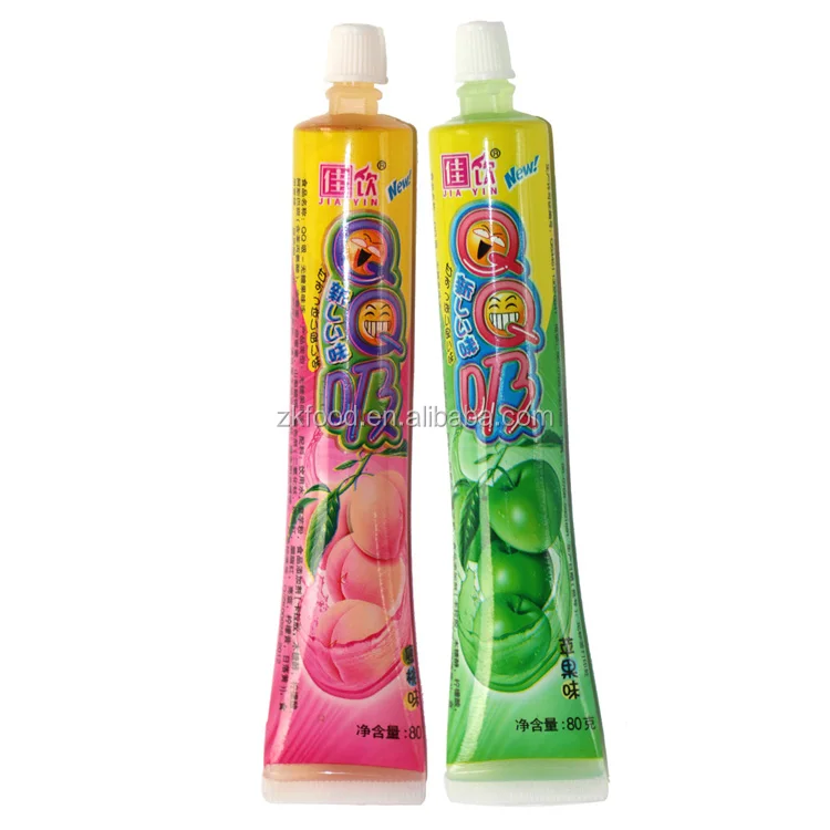 Питьевой фруктовый аромат ice pop, желе в форме зубной пасты