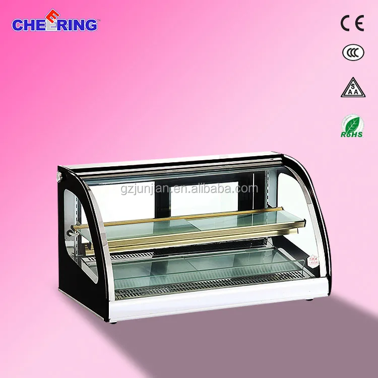 factory price food display warmer for cake shop