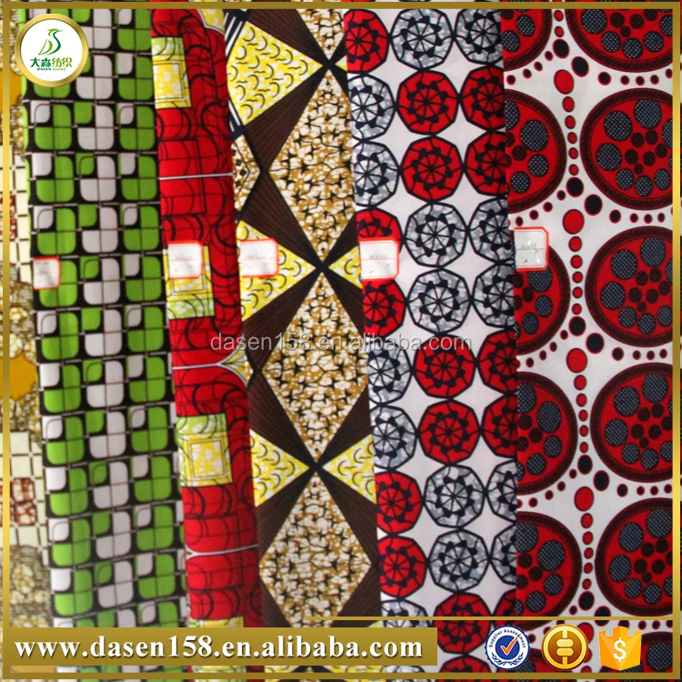 ISO 9001Approved real african wax prints fabric bulk buy from china