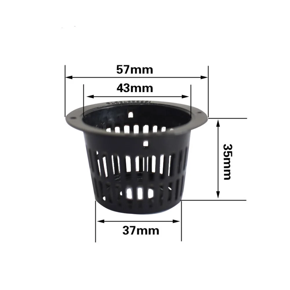 Good Quality Hydroponics Growing Slotted Mesh Plastic Net Pot