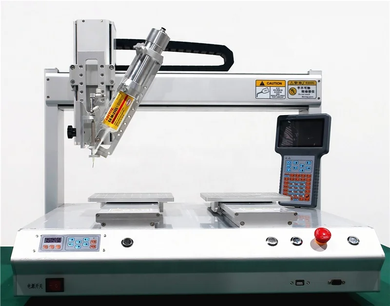 
Adhesive epoxy dispensing system equipment automatic glue applicator benchtop liquid dispenser robots for integrated circuits 