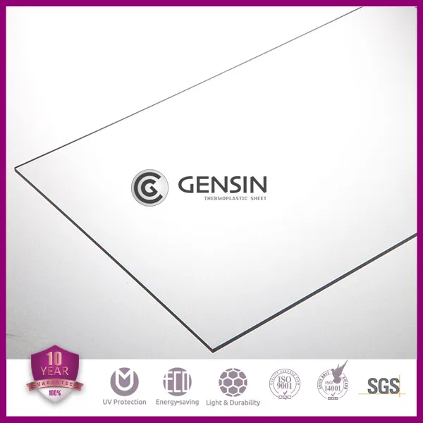 
 УФ-фильтр из поликарбоната, твердый лист 1,5 мм, толщина 1220 мм * 2440 мм, прозрачный, 100% чистый, GE Lexan, сырье, Кровельная Панель  