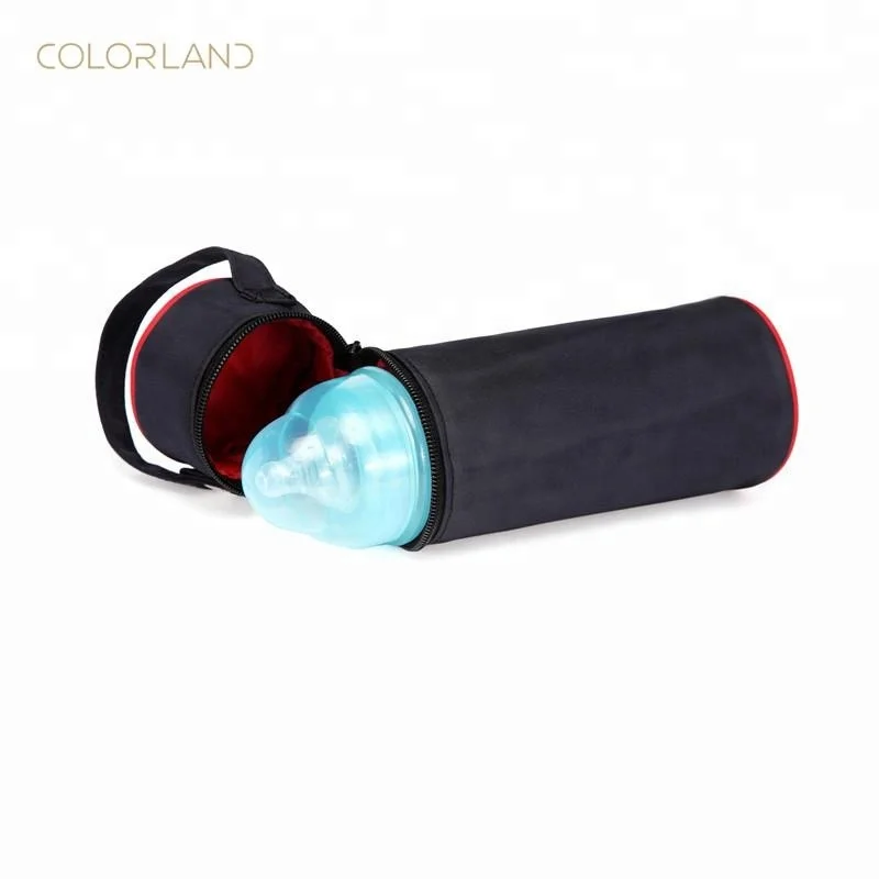 Colorland Practical Family Set Baby Diaper Tote Set with Bottle Holder, Clear Pouch, Changing Mat