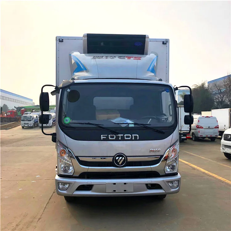 
Brand New FOTON 4*2 Left Hand Drive Diesel Refrigerated Truck at Good Price 