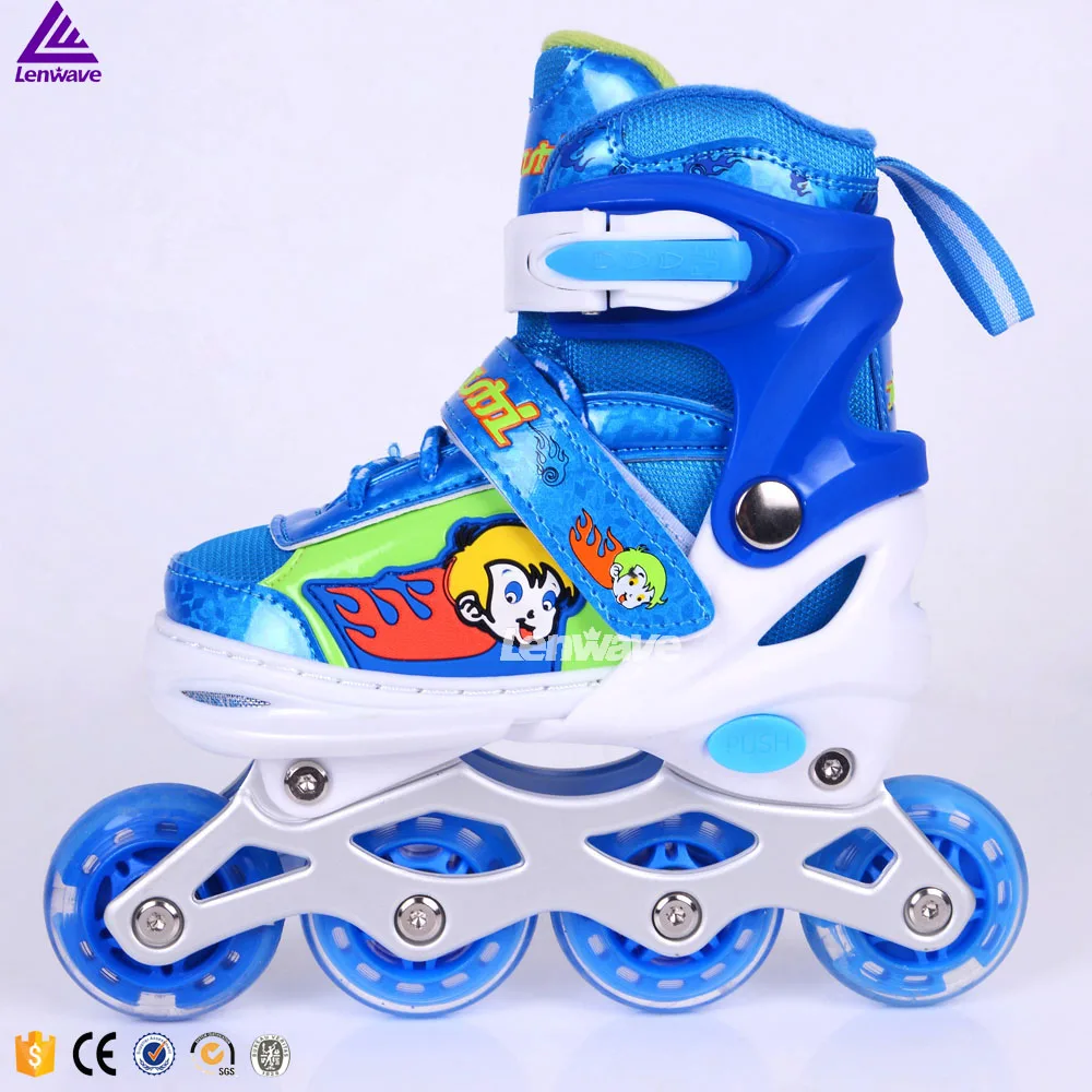 
2017 wholesale Lenwave brand high quality kids professional inline skates 