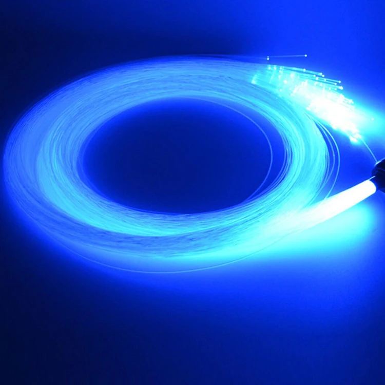 
32W Dual Optical Fiber Connectors Music control LED Light Engine for Fiber Optic Chandelier Lighting or Star ceiling decoration 