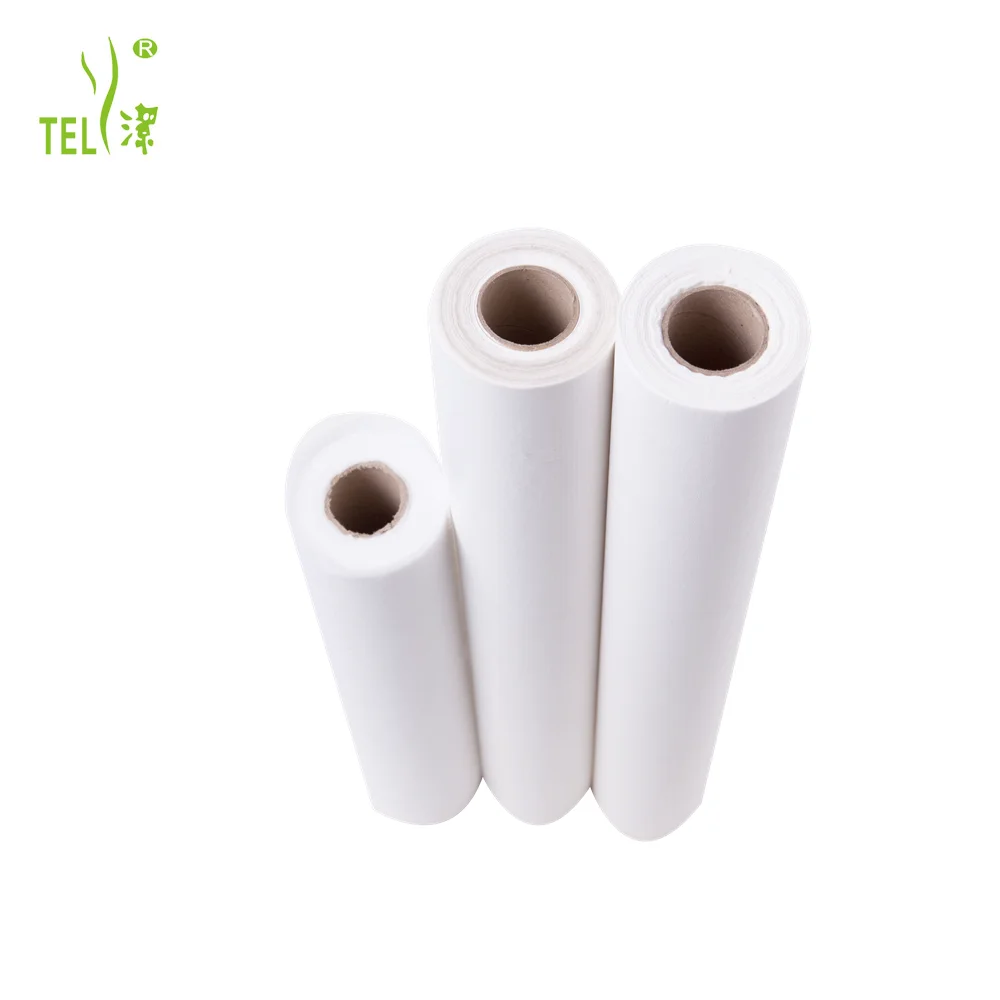 pp nonwoven and PE medical paper roll , air-laid paper and PE made Couch Paper Roll