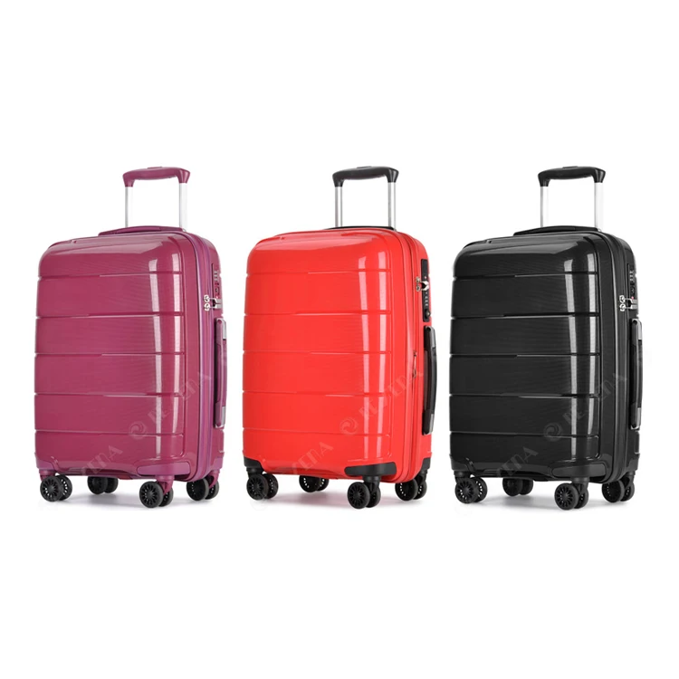 RESENA PP Factory Matching Parts Color TSA lock Travel Suitcase PP Luggage Sets