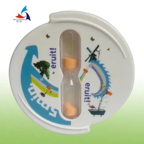 
Customer design plastic promotional shower sand timer with logo 