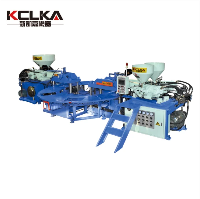 3 color PVC Upper/sole/strip Moulding Machine