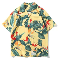 colorful sunflower mens shirt collar design hawaian shirt