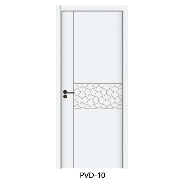 Project series Particle Board material interior pvc door wooden modern