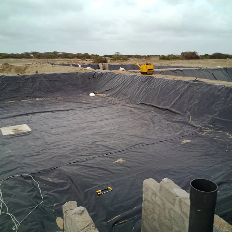 Black Smooth Geomembrane Hdpe 1mm