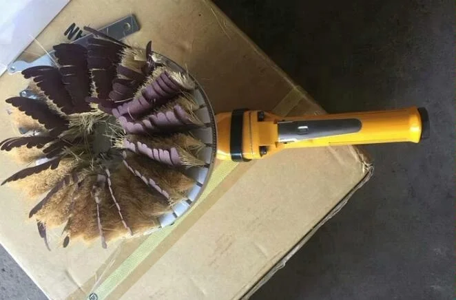 DIsc polishing tampico brush   in handle machine for sanding wood