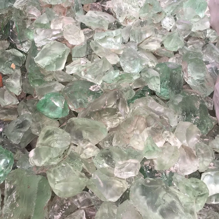 Best choice recycled pigmented tumbled glass rocks