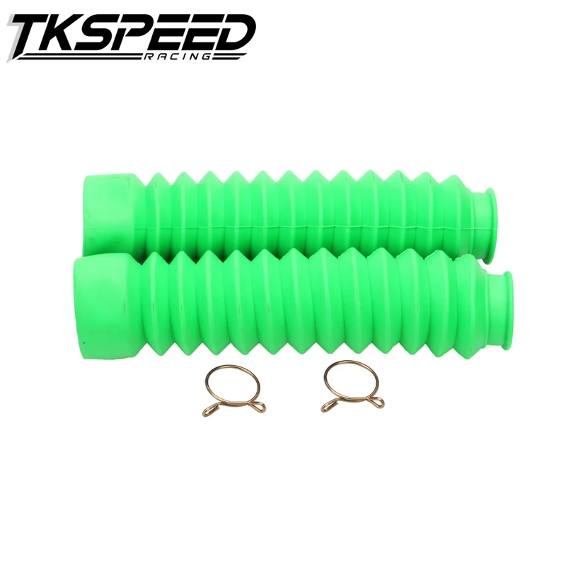 
1 Pair Rubber Black Universal Motorcycle Rubber Fork Gaiter Cover Shock Boots Gaiters Dirtbike Gators Boots 