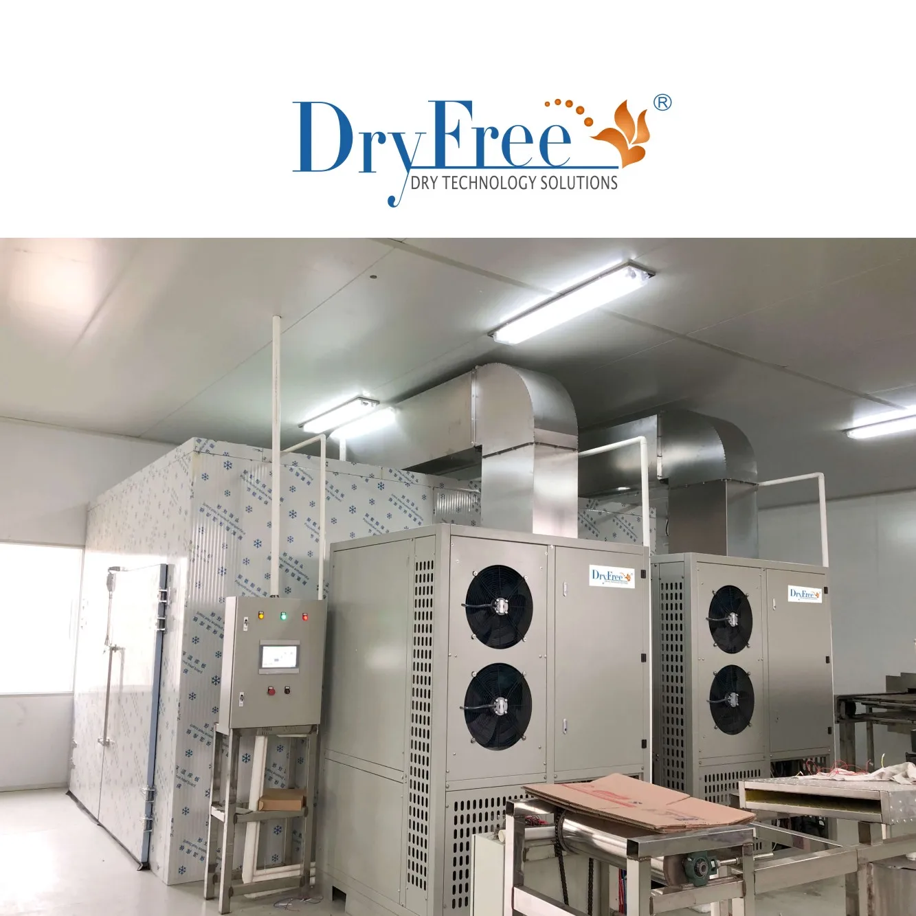 New type 380V industrial dehydrator machine and heat pump dryer for 1-5ton paper tube drying machine and wood veneer dryer