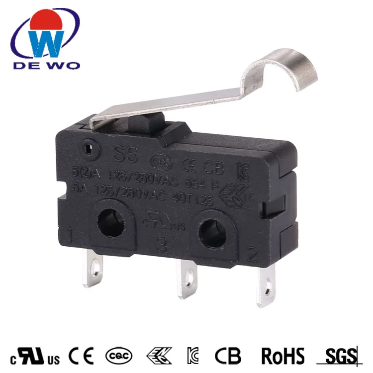 High quality simulated roller lever t85 5e4 5a 250vac micro switch