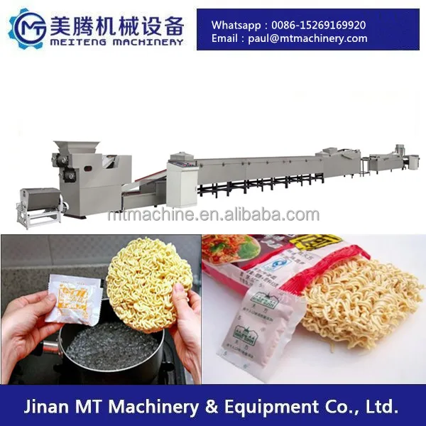 Мини авто жареные лапши быстрого приготовления технологической линии