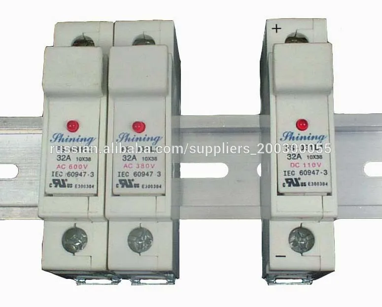 FS-032L2 AC 380V 32A UL 94V-0 Дин-Рейку Разъединитель предохранителей