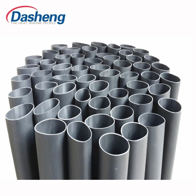 Dual wall  heat-shrinkable tube with adhesive high medium-wall tube Insulating Material Manufacturer Shrink Ratio