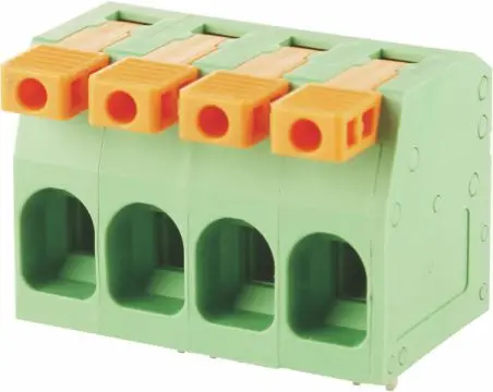 New design 10.0mm pitch high voltage and current double level pin header PCB spring Terminal Block Connector WJ240R-10