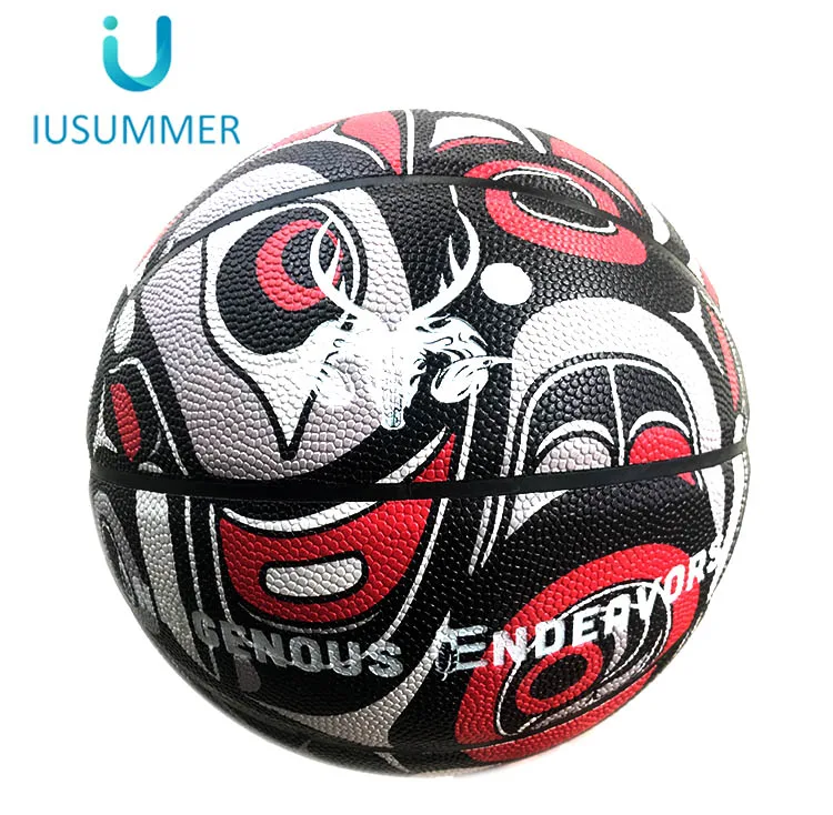 
Brand Training Pu Printed Customize Your Own Basket Balls Basketball Leather Ball Size 7 