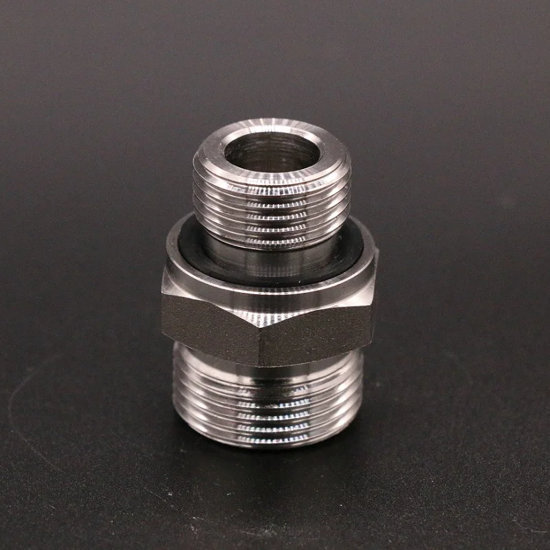 
Stainless steel double male hydraulic adaptor/hydraulic fittings 