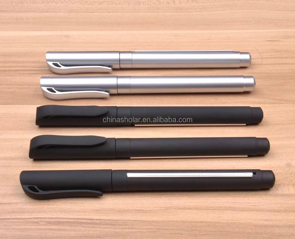 High quality promotional plastic calendar pull out banner pen