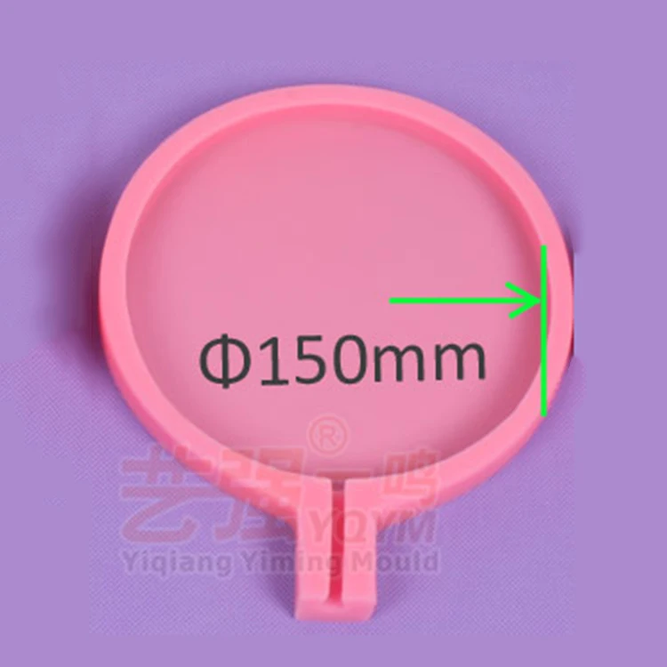 diameter 150mm round silicone isomalt lollipop mould