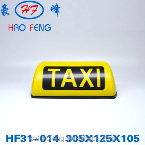 
HF31- 014 plastic taxi light box taxi roof advertising taxi top light 