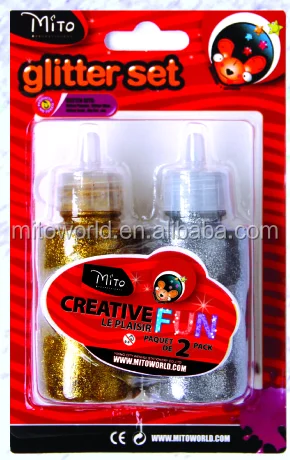 60ml Scrapbooking stationary craft metallic glitter glue