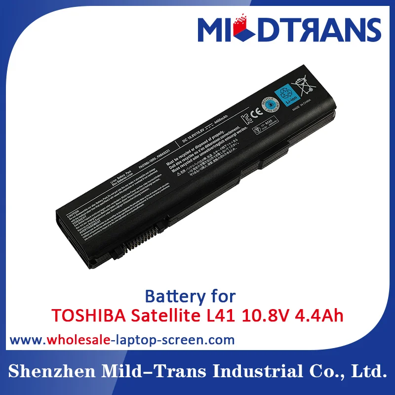 Rechargeable notebook battery for TOSHIBA L41 10.8V 4.4Ah