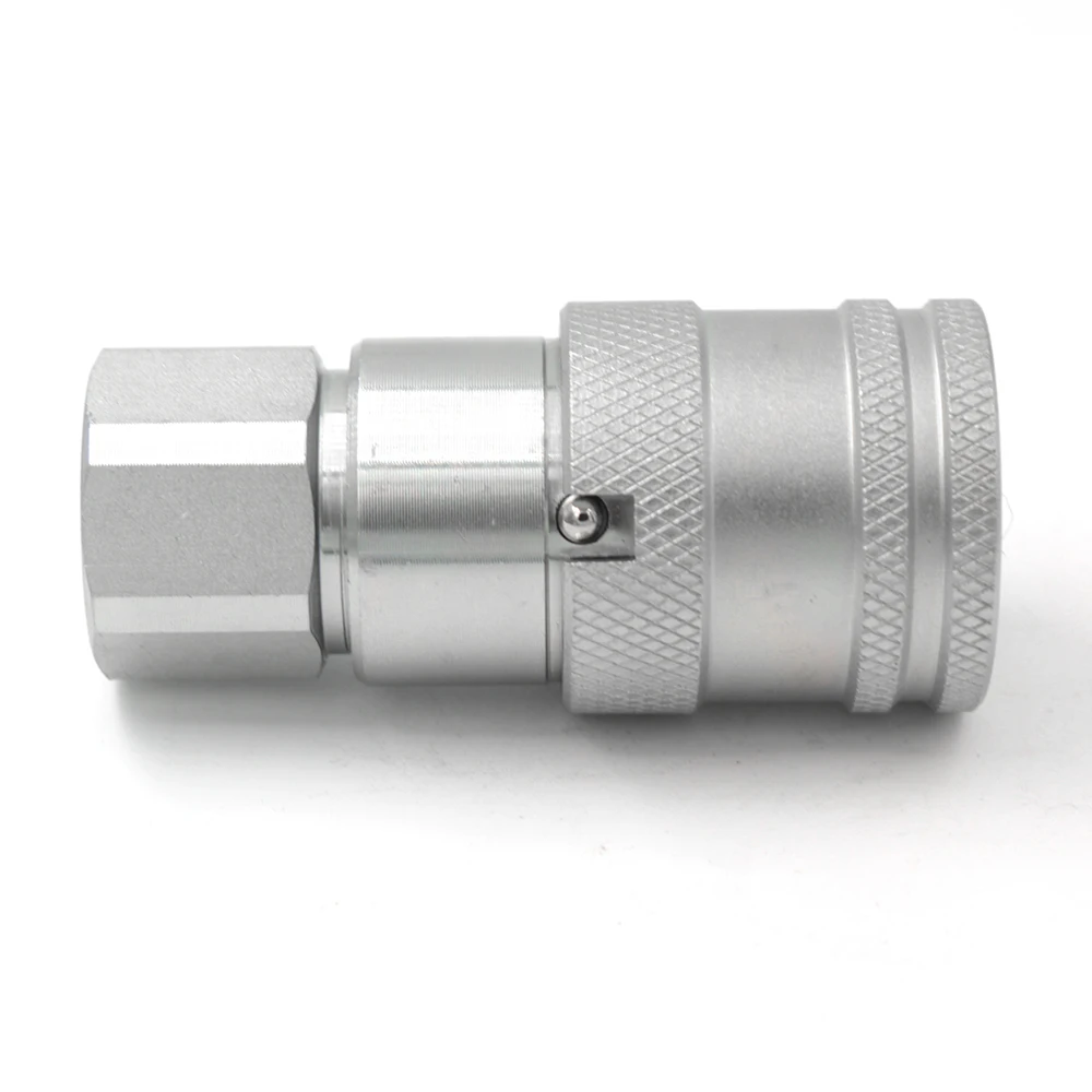 1/4 female pipe thread ISO 16028 Faster FFI interchange no leaks flush-face type male female hydraulic quick connect coupler